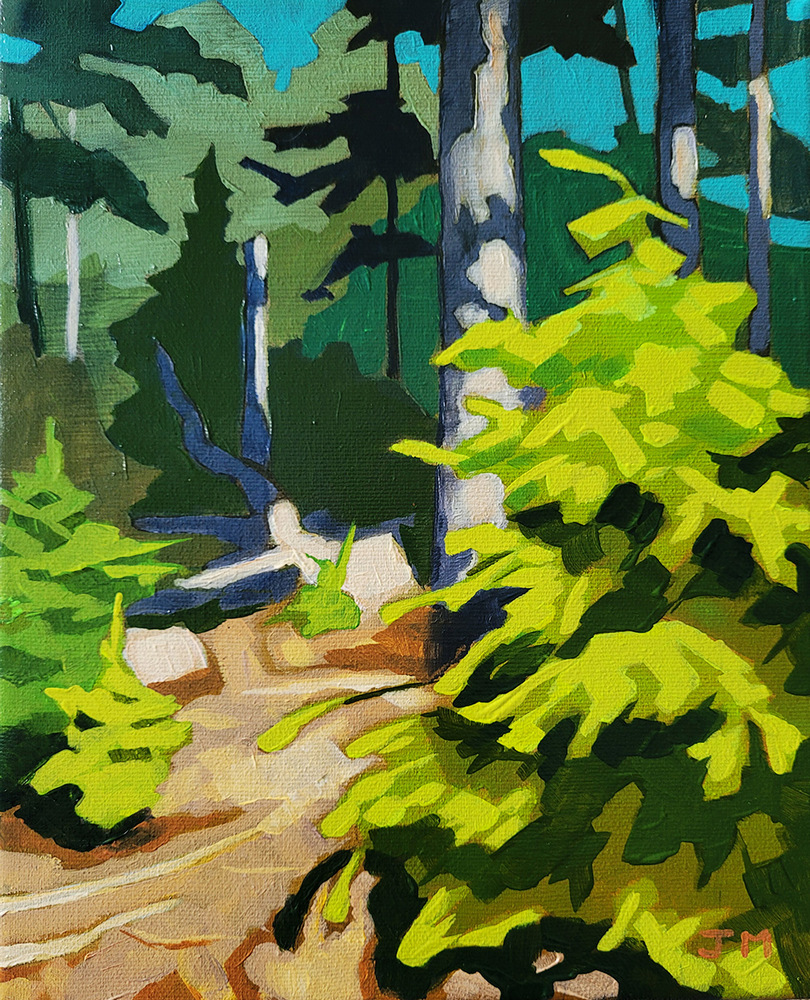 Hemlock Ravine <br> Acrylic on Canvas